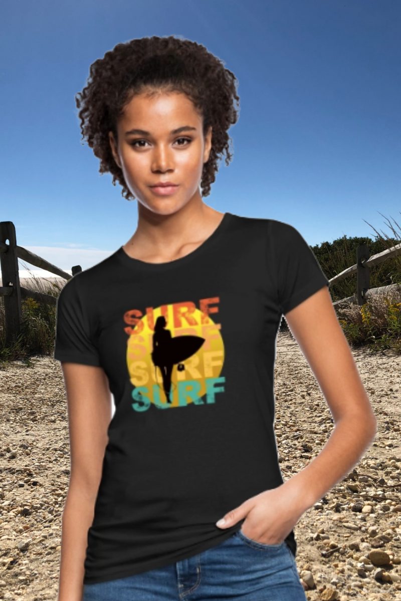 Frau am Strand